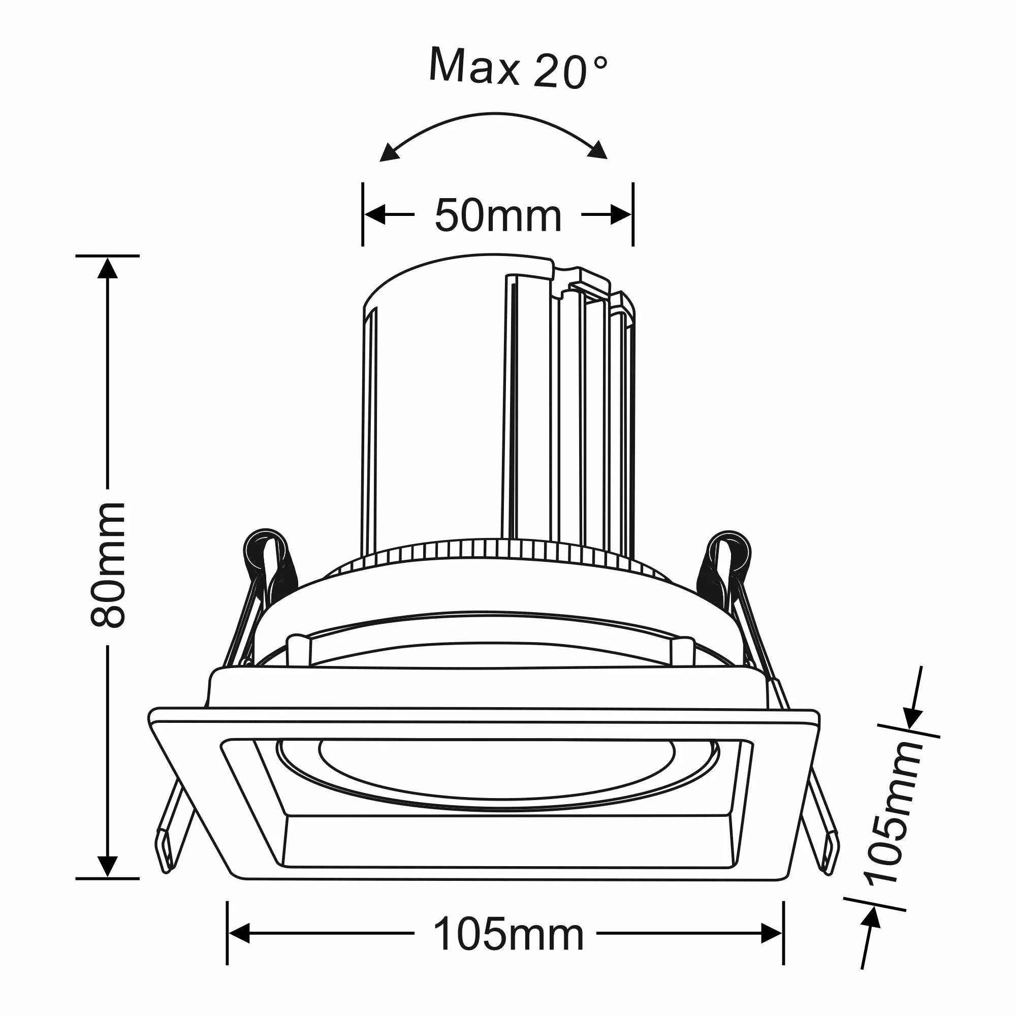 Bezz 9 Recessed Ceiling Luminaires Dlux Round Recess Ceiling